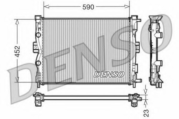 Radiator racire motor