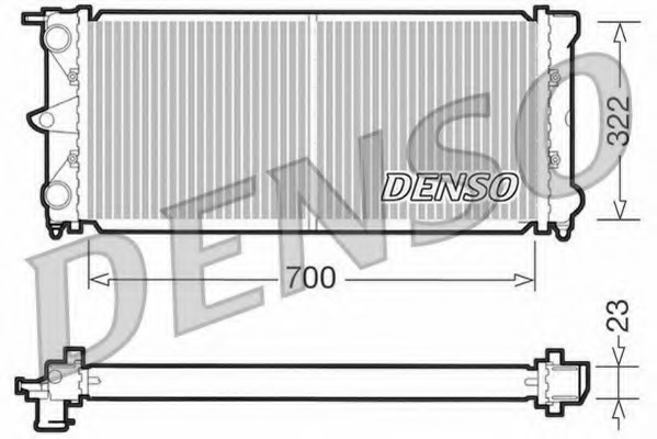 Radiator racire motor