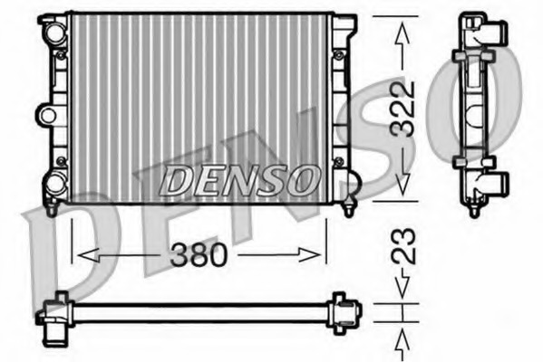 Radiator racire motor