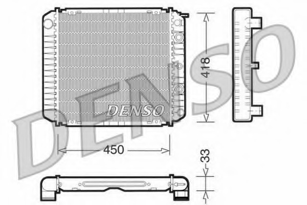 Radiator racire motor