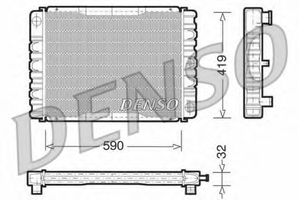 Radiator racire motor