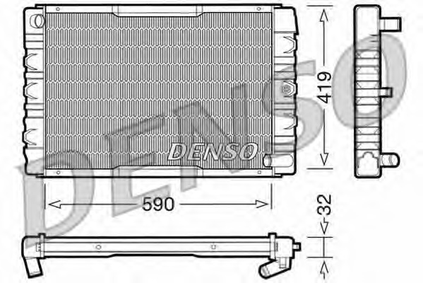 Radiator racire motor