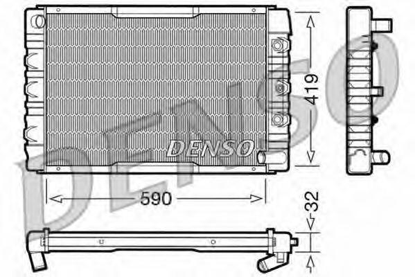 Radiator racire motor