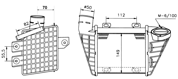 Intercooler compresor