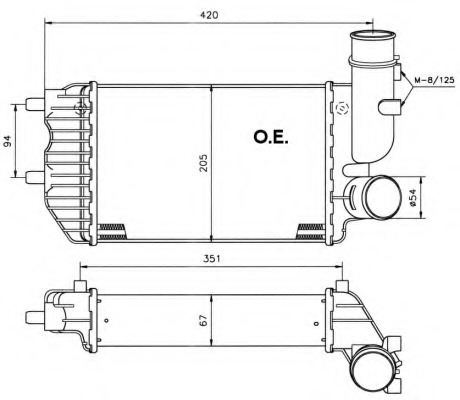 Intercooler compresor