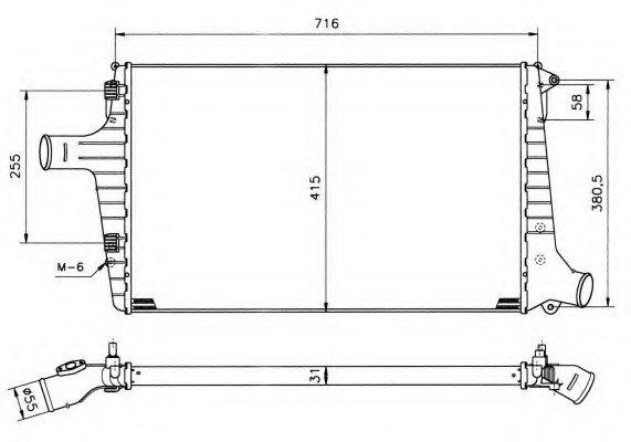 Intercooler compresor