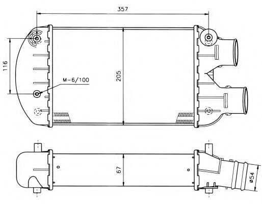 Intercooler compresor