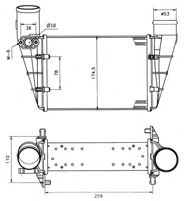 Intercooler compresor