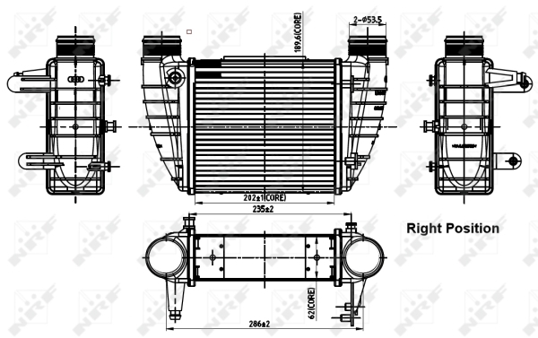 Intercooler compresor