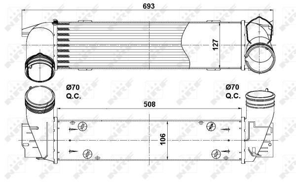 Intercooler compresor