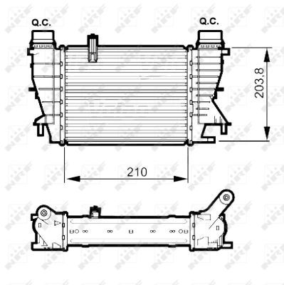 Intercooler compresor