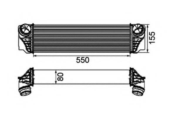 Intercooler compresor