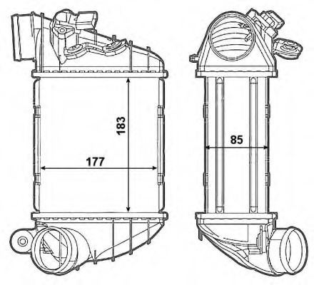 Intercooler compresor