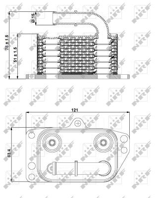 Radiator ulei