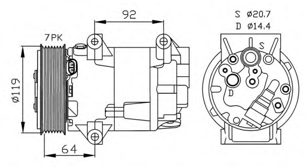 Compresor aer conditionat