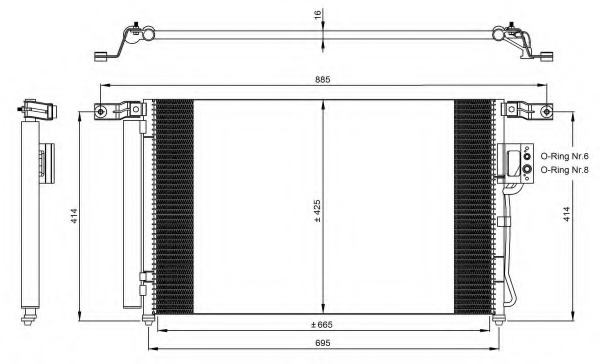 Condensator climatizare