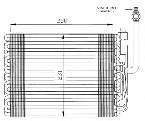 Evaporator aer conditionat