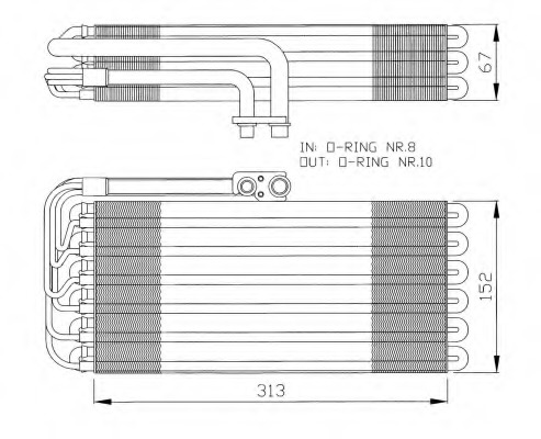 Evaporator aer conditionat