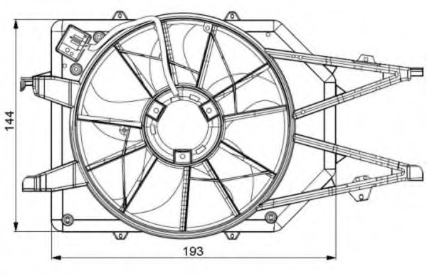 Ventilator radiator