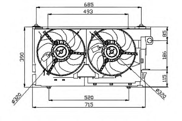 Ventilator radiator