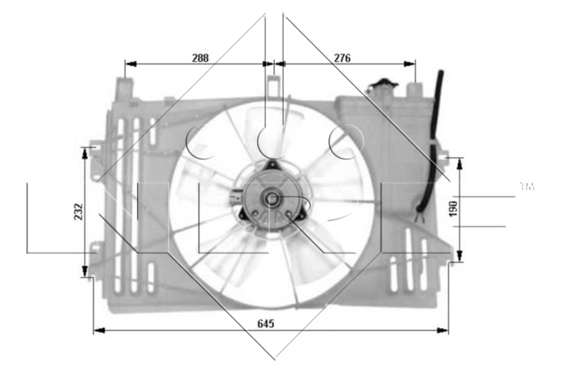 Ventilator radiator