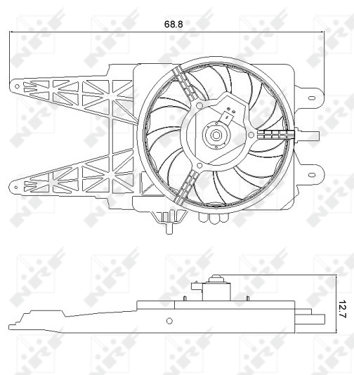 Ventilator radiator