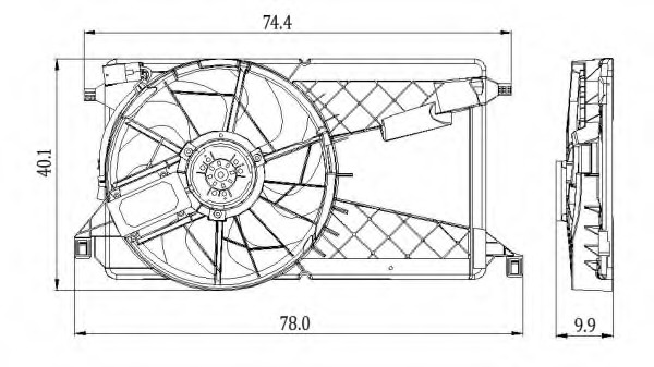 Ventilator radiator