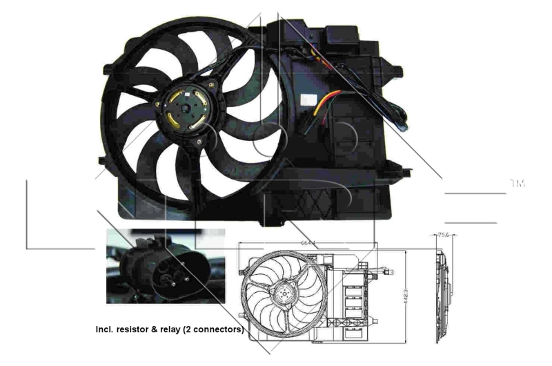 Ventilator radiator