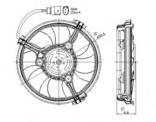 Ventilator radiator