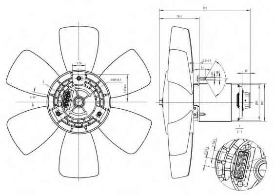 Ventilator radiator