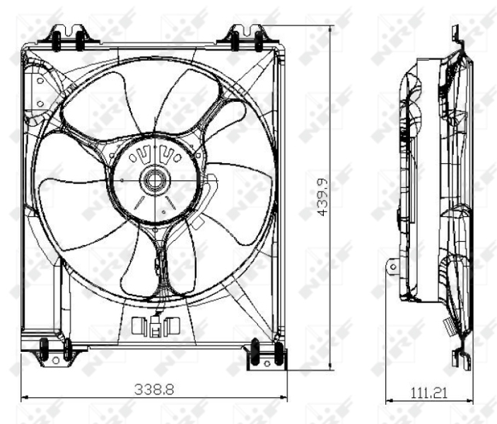 Ventilator radiator