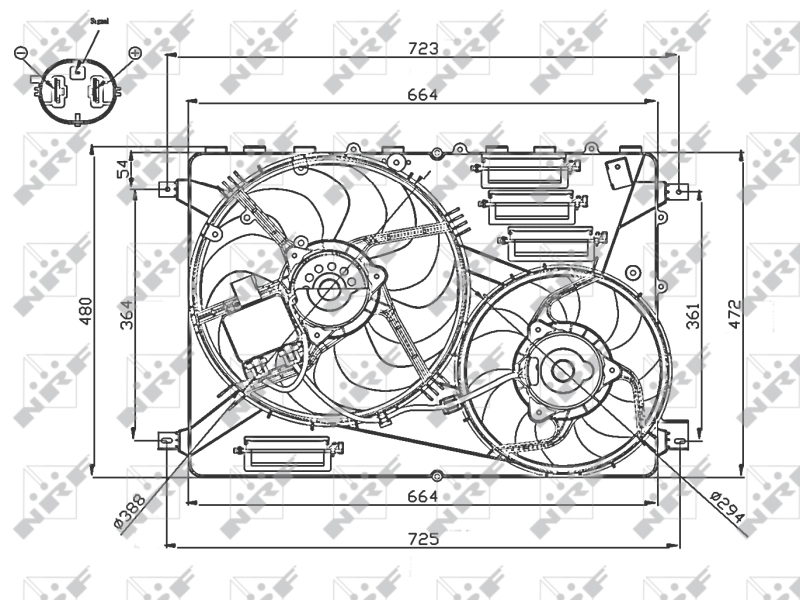 Ventilator radiator