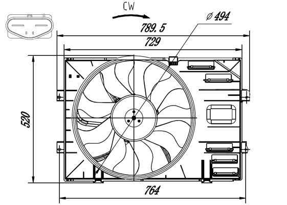 Ventilator radiator