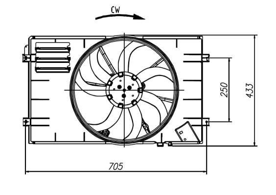 Ventilator radiator