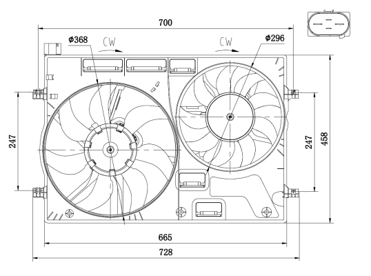 Ventilator radiator