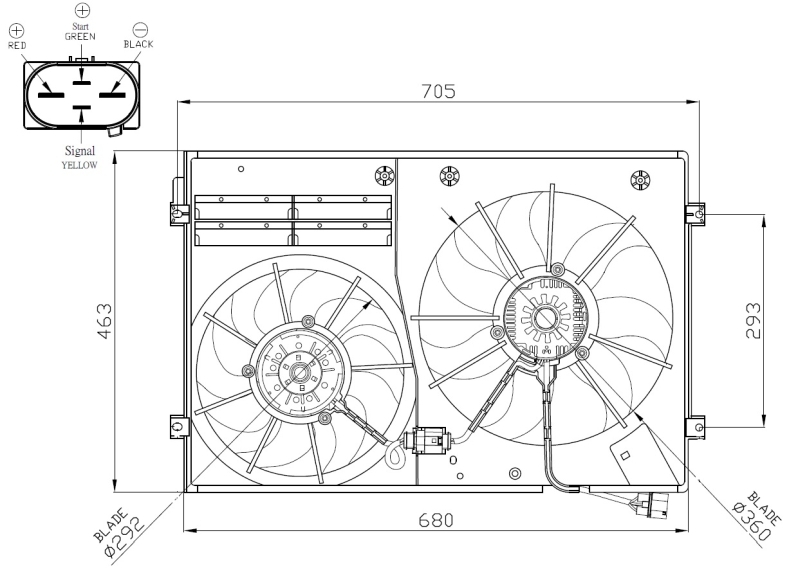 Ventilator radiator