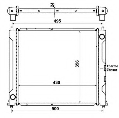 Radiator racire motor