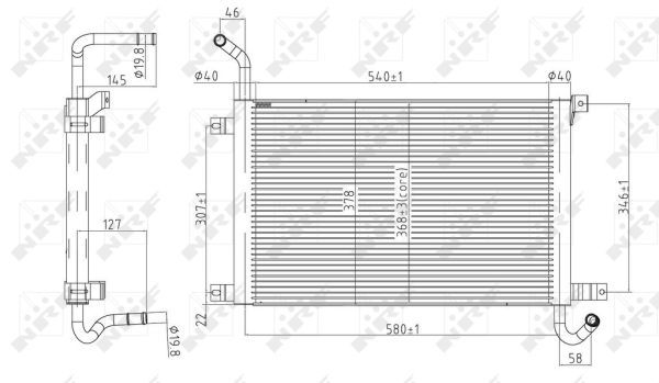 Radiator racire motor