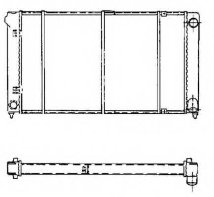 Radiator racire motor