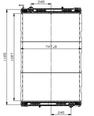 Radiator racire motor