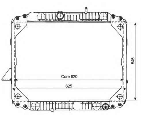 Radiator racire motor