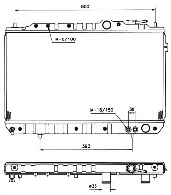 Radiator racire motor