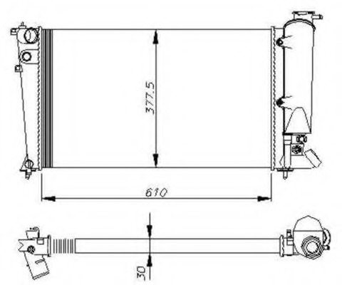 Radiator racire motor