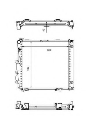 Radiator racire motor