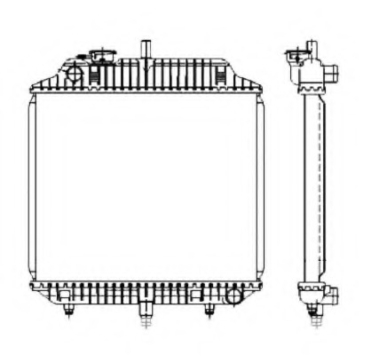 Radiator racire motor