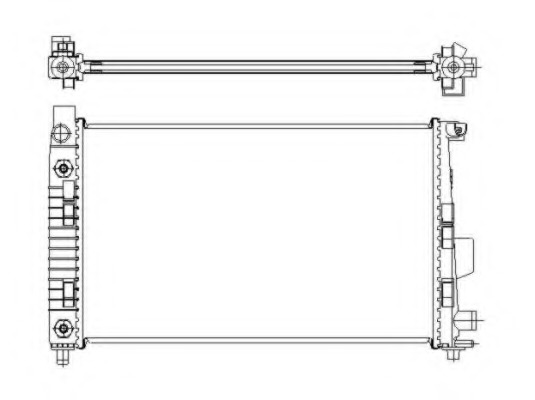 Radiator racire motor