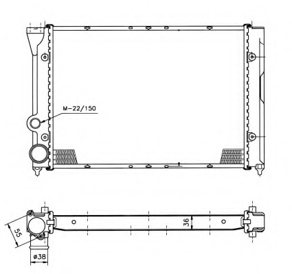 Radiator racire motor