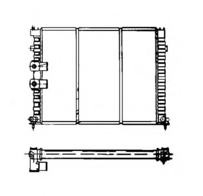 Radiator racire motor