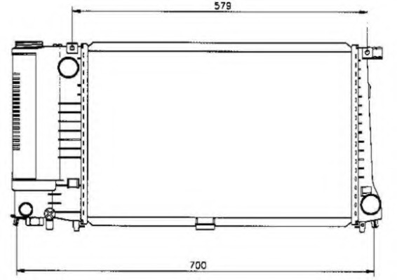 Radiator racire motor