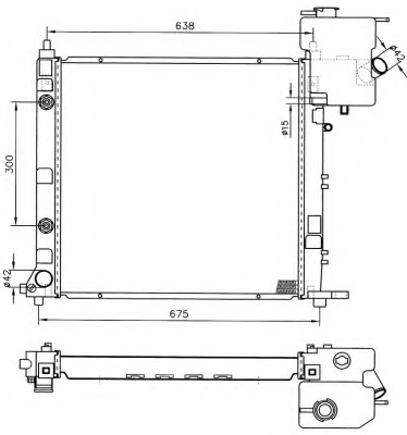 Radiator racire motor